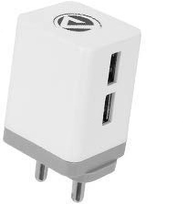ARU AR-222 5 W 2.4 A Multiport Mobile Charger with Detachable Cable(White, Cable Included)