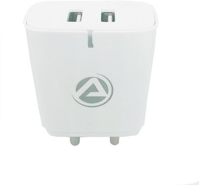 ARU AR-263 5 W 2.4 A Multiport Mobile Charger with Detachable Cable(White, Cable Included)