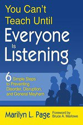 You Can't Teach Until Everyone Is Listening(English, Hardcover, Page Marilyn L.)