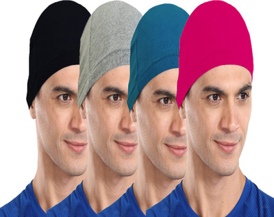 THE BLAZZE Skull Cap Cap(Pack of 4)