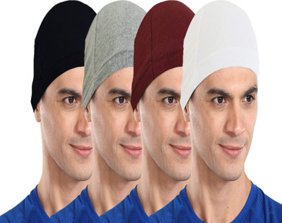 THE BLAZZE Skull Cap Cap(Pack of 4)