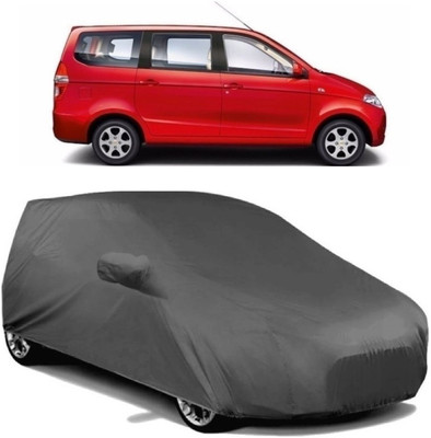 MoTRoX Car Cover For Chevrolet Enjoy (With Mirror Pockets)(Grey)
