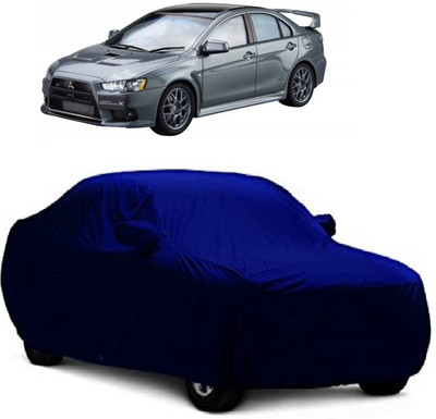 MoTRoX Car Cover For Mitsubishi Lancer Evolution (With Mirror Pockets)(Blue)