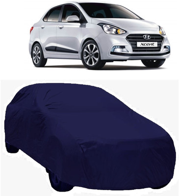 MoTRoX Car Cover For Hyundai Xcent (Without Mirror Pockets)(Blue)