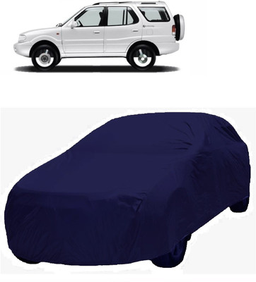 MoTRoX Car Cover For Tata Safari Dicor (Without Mirror Pockets)(Blue)