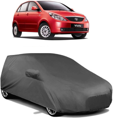 MoTRoX Car Cover For Tata Vista Tech (With Mirror Pockets)(Grey)