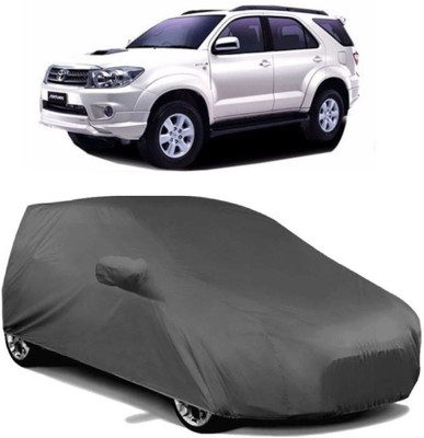 MoTRoX Car Cover For Toyota Fortuner Old (With Mirror Pockets)(Grey)