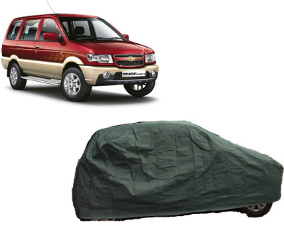 ANLOPE Car Cover For Chevrolet Tavera (Without Mirror Pockets)(Green)