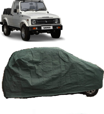 ANLOPE Car Cover For Maruti Suzuki Gypsy (Without Mirror Pockets)(Green)