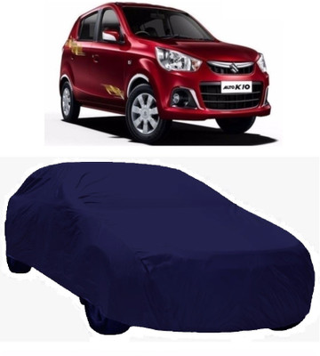 MoTRoX Car Cover For Maruti Suzuki Alto K10 (Without Mirror Pockets)(Blue)