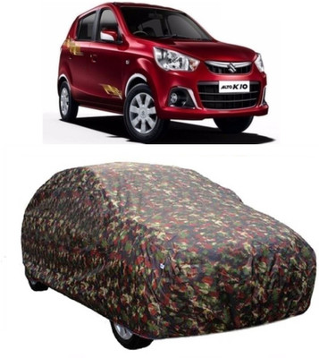 MoTRoX Car Cover For Maruti Suzuki Alto K10 (Without Mirror Pockets)(Multicolor)