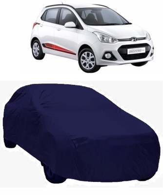 MoTRoX Car Cover For Hyundai Grand i10 (Without Mirror Pockets)(Blue)