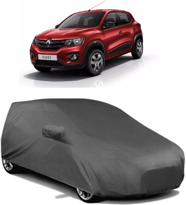 MoTRoX Car Cover For Renault Kwid (With Mirror Pockets)(Grey)