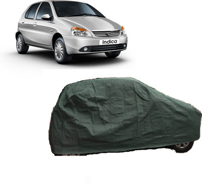 COVERPLANET Car Cover For Tata Indica V2 (Without Mirror Pockets)(Green)