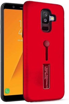 Binzokase Back Cover for Samsung Galaxy A6 Plus(Red, Rugged Armor, Pack of: 1)