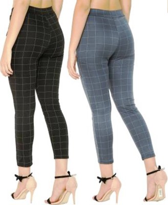 Qitty Multicolor Jegging(Checkered)