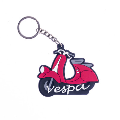 AVI Doublesided Red Vespa Key Chain(Multicolor)