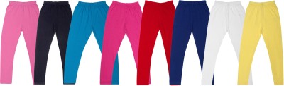 FASHA Legging For Girls(Multicolor Pack of 8)