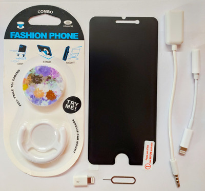 Mnenterprises Screen Guard & Protector Applicator Accessory Combo for I Phone 7 Plus(White)