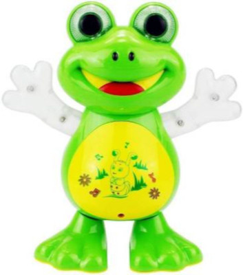 Noxxi Dancing Frog with Music Flashing Lights and Real Dancing Action(Multicolor)