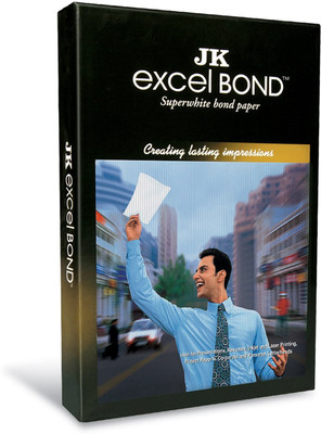 JK Excel 90 GSM - 100 Sheets A4 90 gsm Bond Paper(Set of 1, White)