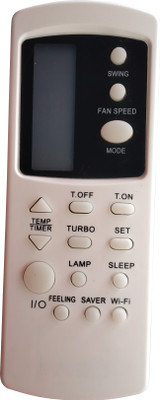 Axelleindia Voltas WiFi AC Remote Compatible Remote WiFi AC Remote Voltas WiFi AC Remote, Voltas AC Remote Remote Controller(White)