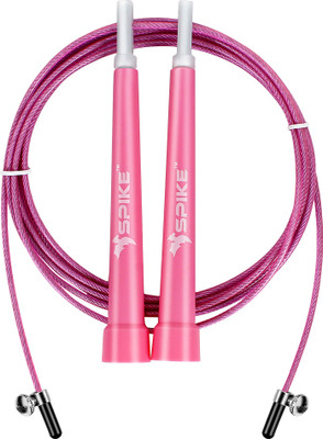 Spike Skipping Rope Speed Skipping Rope(Pink, Length: 295 cm)