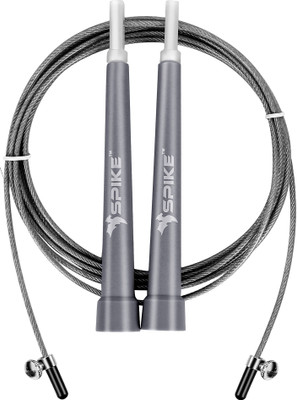 Spike Skipping Rope Speed Skipping Rope(Grey, Length: 295 cm)