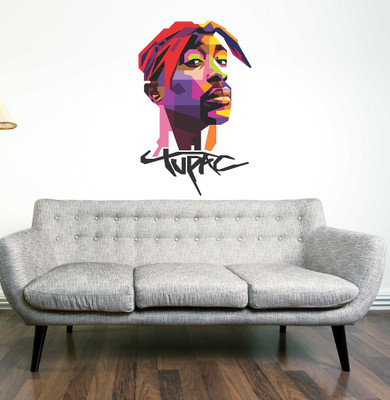 Wallzone 60 cm Abstract Removable Sticker(Pack of 1)