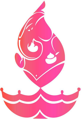 Littlebuds 60 cm Ganesh Sparks Removable Sticker(Pack of 1)