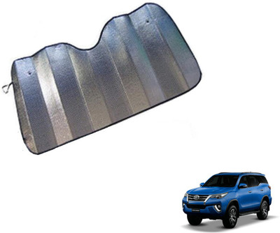 MOCKHE Dashboard Sun Shade For Toyota New Fortuner(Silver)