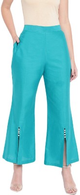 RIVI Regular Fit Women Blue Trousers