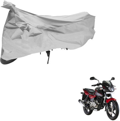 Mdstar Two Wheeler Cover for Bajaj(Pulsar 180 DTS-i, Silver)
