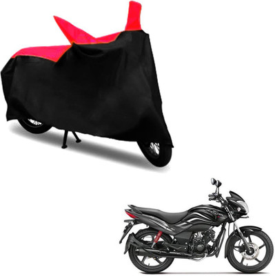 InayaAutoMotive Two Wheeler Cover for Hero(Passion Xpro, Black, Red)