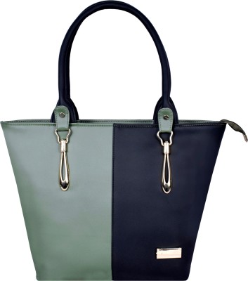 HANDEZZ Women Green, Blue Messenger Bag