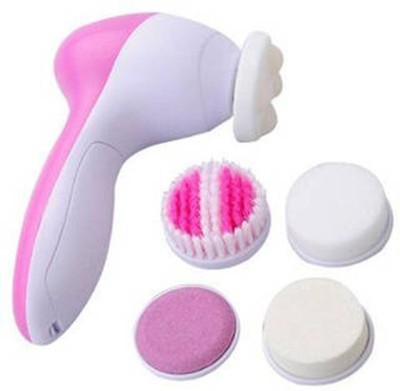 4square 4svk47 4s 5 In 1 Rotating Massager & Callous Remover Body Face Facial Beauty Care Massager(Pink)