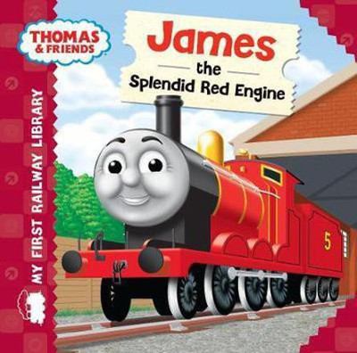 Thomas & Friends: My First Railway Library: James the Splendid Red Engine(English, Board book, Farshore)