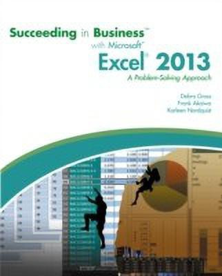 Succeeding in Business with MicrosoftA (R) ExcelA (R) 2013(English, Paperback, Gross Debra)