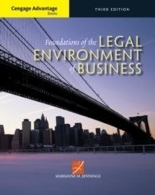 Cengage Advantage Books: Foundations of the Legal Environment of Business(English, Paperback, Jennings Marianne)