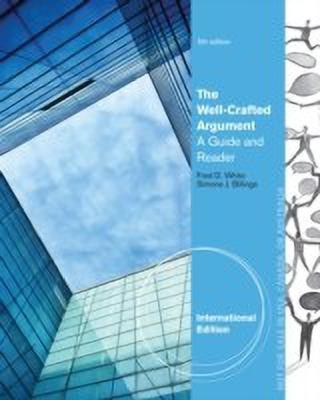 The Well-Crafted Argument, International Edition(English, Paperback, Billings Simone)