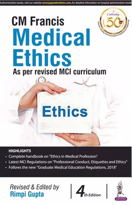 CM Francis Medical Ethics(English, Paperback, Gupta Rimpi)