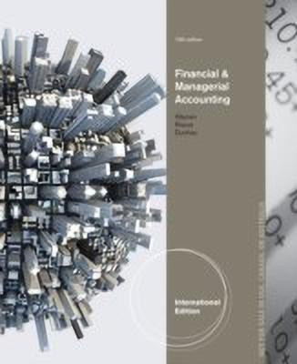 Financial & Managerial Accounting, International Edition(English, Paperback, Warren Carl)