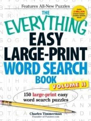 The Everything Easy Large-Print Word Search Book, Volume II(English, Paperback, Timmerman Charles)