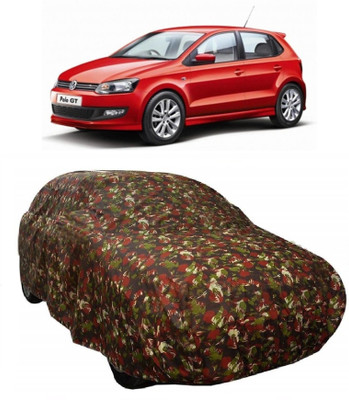 MoTRoX Car Cover For Volkswagen Polo GT (With Mirror Pockets)(Multicolor)