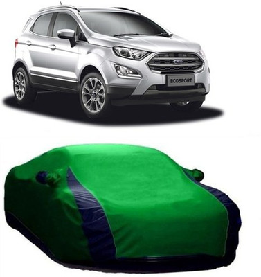 VIRMANG Car Cover For Ford Ecosport (With Mirror Pockets)(Green)