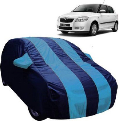 Star India Car Cover For Skoda Fabia (With Mirror Pockets)(Blue, Blue)