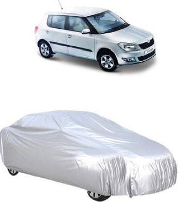 Star India Car Cover For Skoda Fabia (Without Mirror Pockets)(Silver)