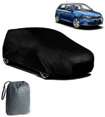 Star India Car Cover For Skoda Fabia (Without Mirror Pockets)(Black)