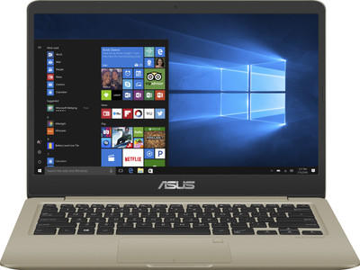 Asus VivoBook 14 APU Quad Core A12 - (8 GB/512 GB SSD/Windows 10 Home) X411QA-EK202T Thin and Light Laptop(14 inch, Gold, 1.43 kg)