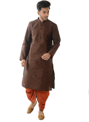DEYANN Men Kurta Dhoti Pant Set